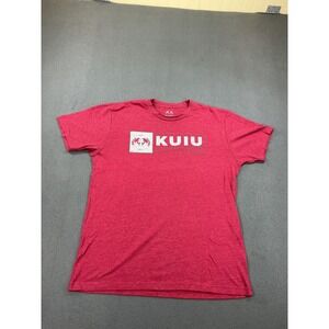 KUIU Shirt Mens Medium Red Ultralight Hunting Graphic Short Sleeve Tee T-Shirt